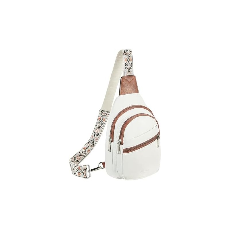 Telena - Riñonera para mujer, bandolera de piel vegana con