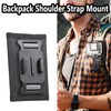 Shoulder Mount for Action Camera, 360 Degree Rotating Action Camera