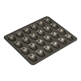 Bakemaster Madeleine Pan 24 Cup Non-Stick, Grey, 40019 3 cm*27 cm*21 cm