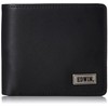 Edwin 0510745 Bi-Fold Wallet, Recycled Leather, Metal Logo, Bill Storage,