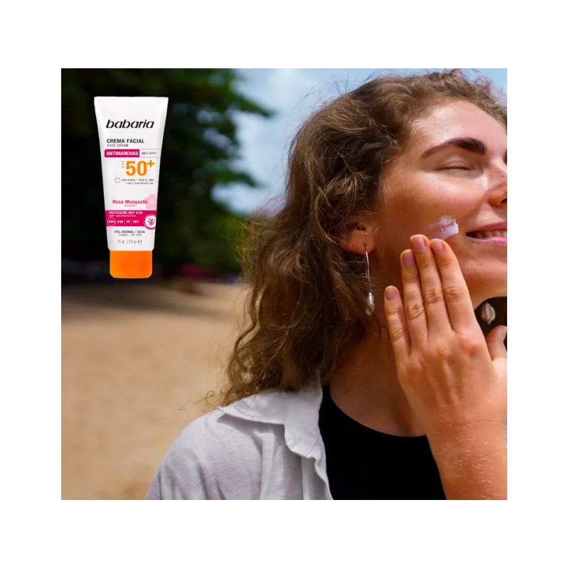 Babaria Crema Facial Antimanchas Spf Protección Muy Alta Normal Seca