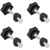 DDHOMIN 4 Sets of Walker Replacement Knobs,Roller Walker Knob Accessories