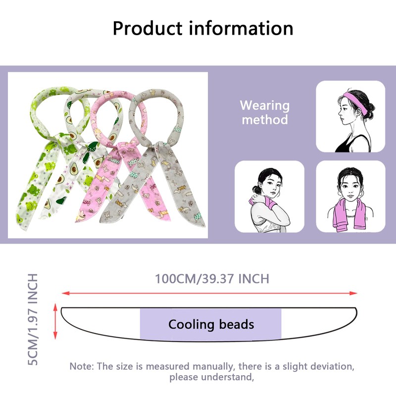 Cooling Neck Wrap – Ice Crystal Cooling Towel for Fast