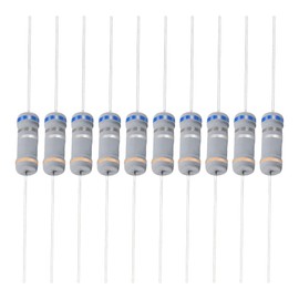 YOKIVE Pack of 50 Carbon Film Resistors 2 W 0.68 Ohm 5% Tolerances Resistance Good for Crafts Electronic Projects (4 Colour Band 0.58 x 0.19 Inches)