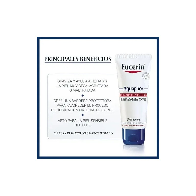 Pomada Reparadora Aquaphor Eucerin Piel Extra Seca 55ml -