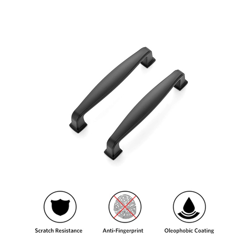 Ravinte 5 Pack Solid 3-3/4 Inch Kitchen Cabinet Handles Matte