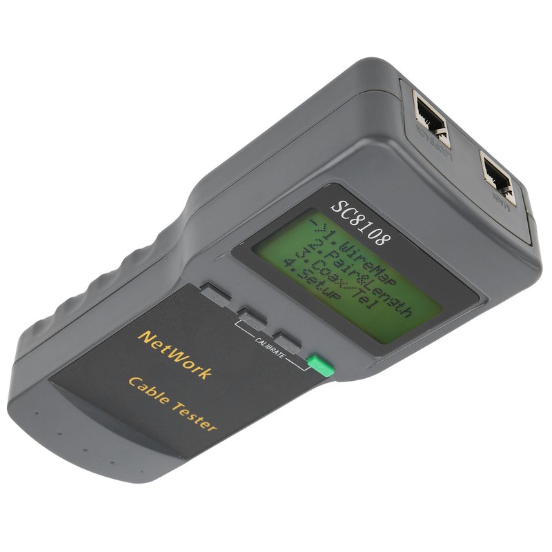 SC‑8108 Internet Cable Checker RJ45 Internet Continuity Tester for Telecommunication