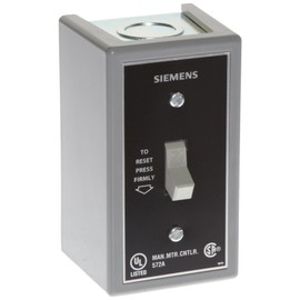 Fractional HP Starter, Single Phase, NEMA Type 1 General Purpose Enclosure, Surface Mounting, Standard Starter Feature, Toggle Operator Type, 1 Pole