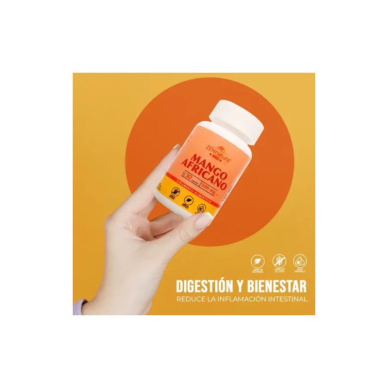 Mango Africano 30 Caps De 500 Mg Control De Peso