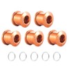 Chooee Double/Single Speed Chainring Bolt, M8 Double Chainring Screws for