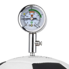 Alomejor Ball Pressure Gauge, High Precision, Easy Operation, Internal Pressure Gauge, Air Gauge, Rugby, Soccer, Volleyball, Basketball Metal