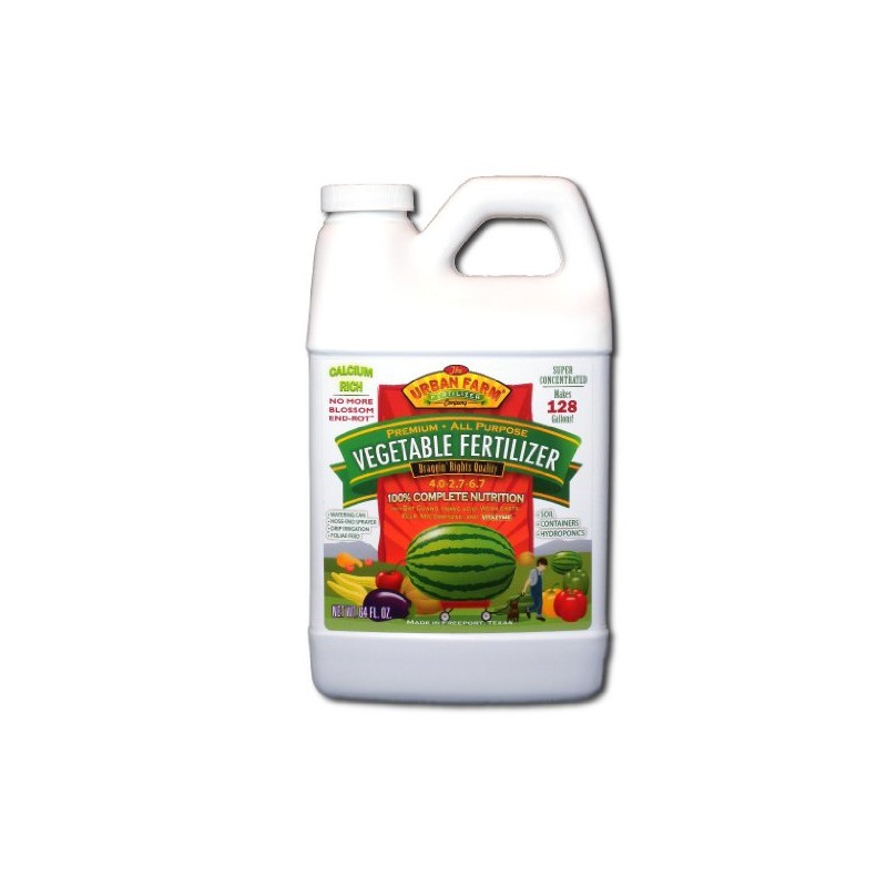 Urban Farm Fertilizers All-Purpose Vegetable Fertilizer, 1/2 Gal.