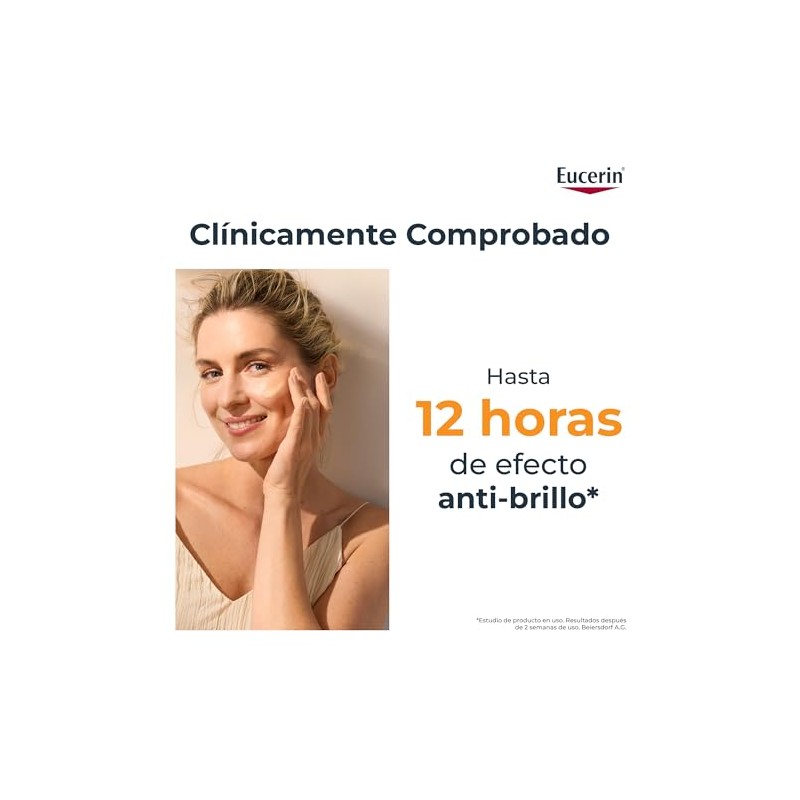 EUCERIN Protector solar facial efecto mate toque seco Oil Control