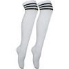 Knee Thigh High Sock Cheerleader Pub Golf Fancy Dress Stripe