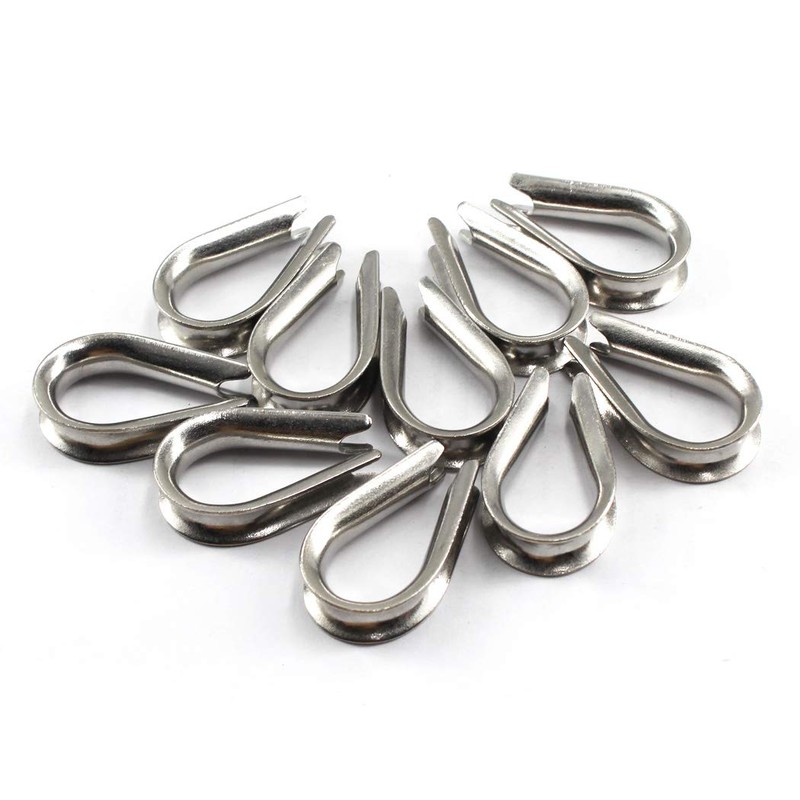304 Stainless Steel Wire Rope Thimble Cable Thimbles Rig Up
