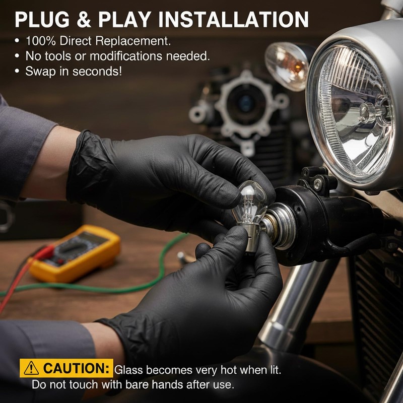 Poweka S2 12V 35/35w Chinese Scooter Light Bulb Fits for