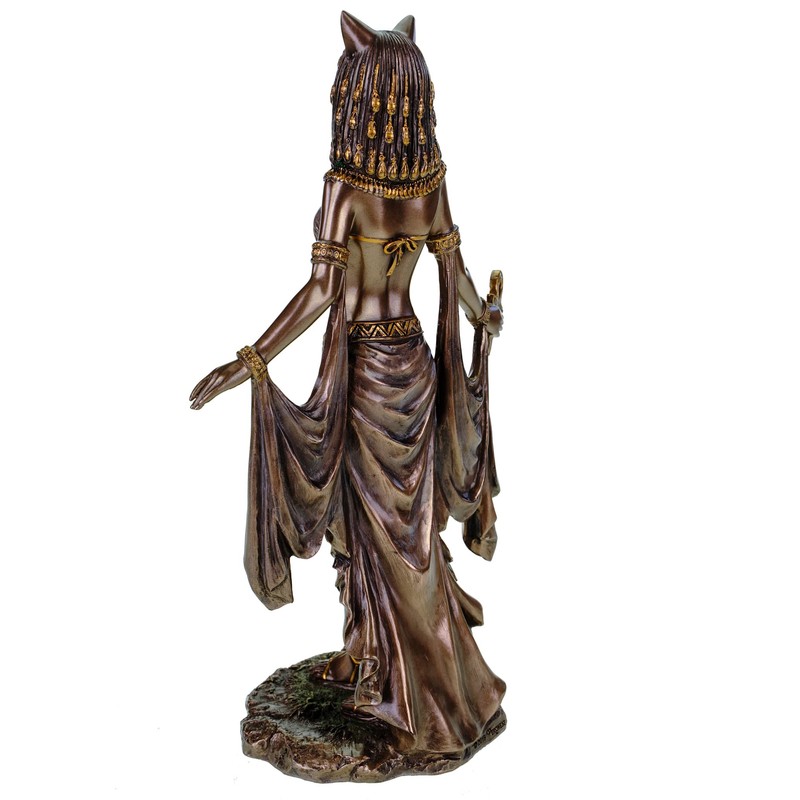 Veronese Egyptian Goddess Bastet 26 cm Egypt Pharaoh Bronzed Figure