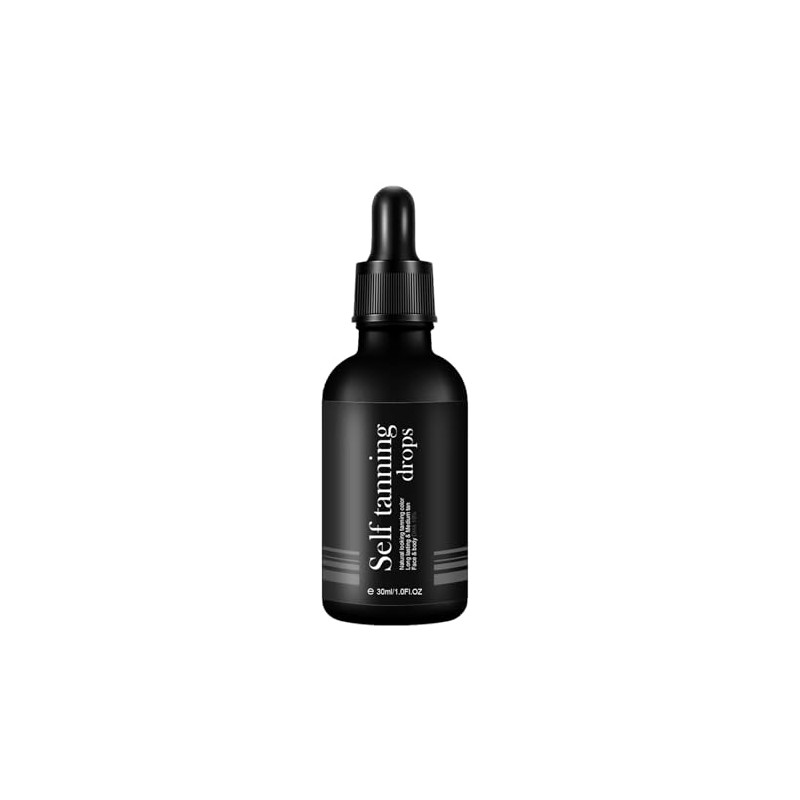 Tanning drops, for an even and long-lasting tan (black)