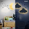 Lumipets Lighted Elephant on Moon, Nursery Night Light, Wall Mounted