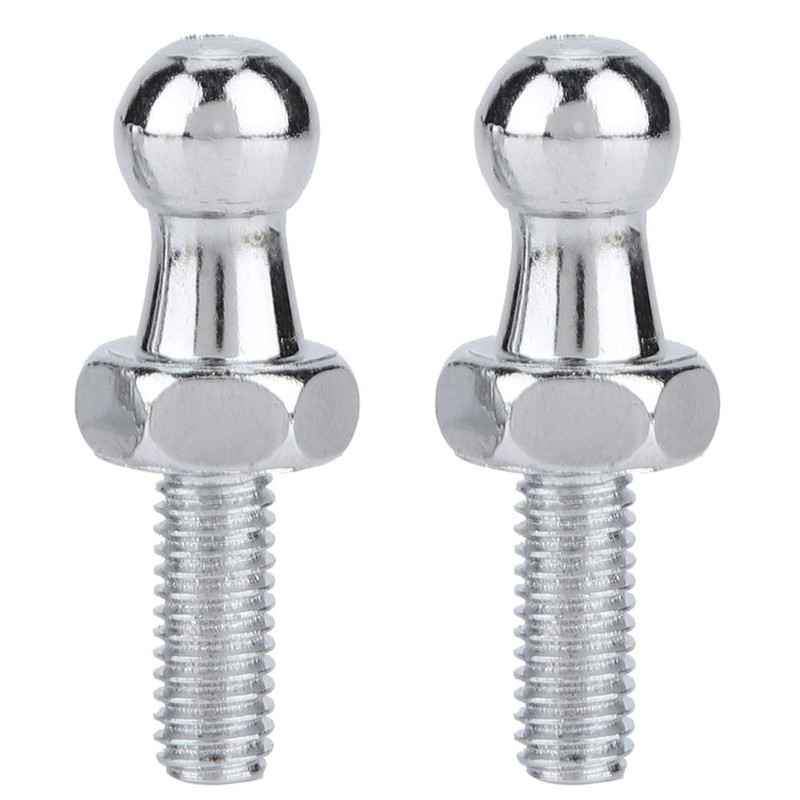 Ball Stud, Fydun 2 Pieces Ball Bolts Galvanised Steel 10