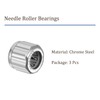 Kozelo 3pcs HF081412 Needle Roller Bearings 8mm x 14mm x