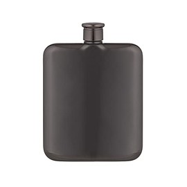 Davis & Waddell Fine Foods Summit Hip Flask, 8.7 x 2.4 x 12.3 cm, Gunmetal