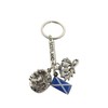 Scottish Saltire Multi Keyring Keychain Scotland Edinburgh Bag Charm