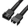 skineat New Materials 3 Pin / 4-Pin pc Fan Extension