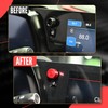 BILLFARO Red Volume Control Knob,Extended Protective Decorative Volume Dial Rotary