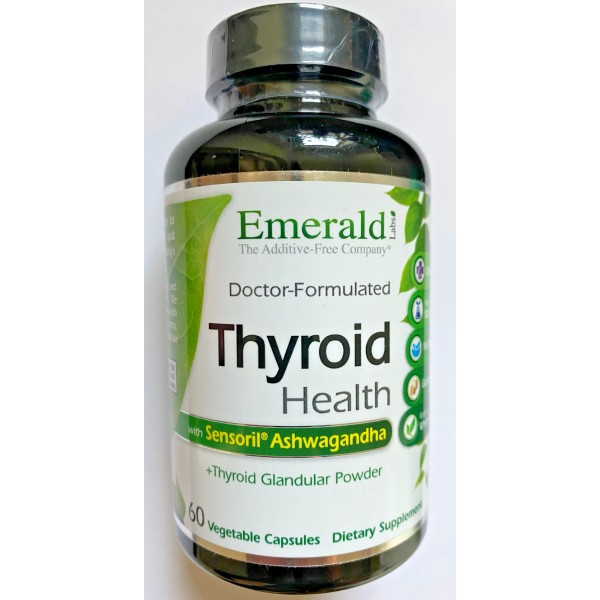 Emerald Labs Thyroid Health Dietary Supplement 60 Capsules FRESH