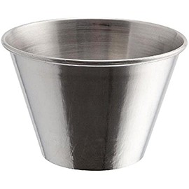 Genware NEV-RAMST4 Ramekin, Stainless Steel, 4 oz.