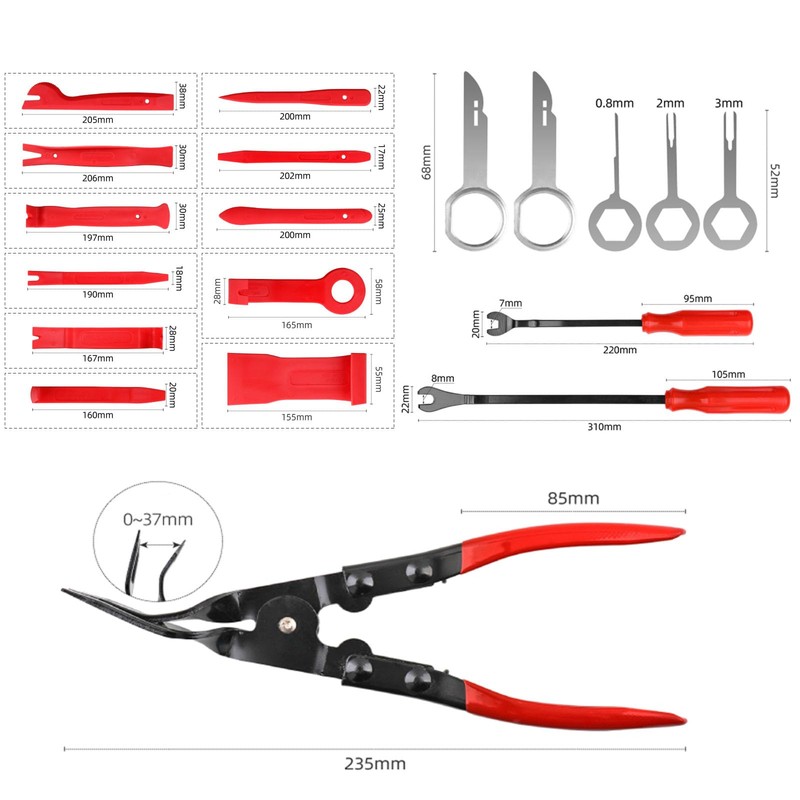 Helweet Car Disassembly Tool Set, Car Trim Tool, Trim Removal