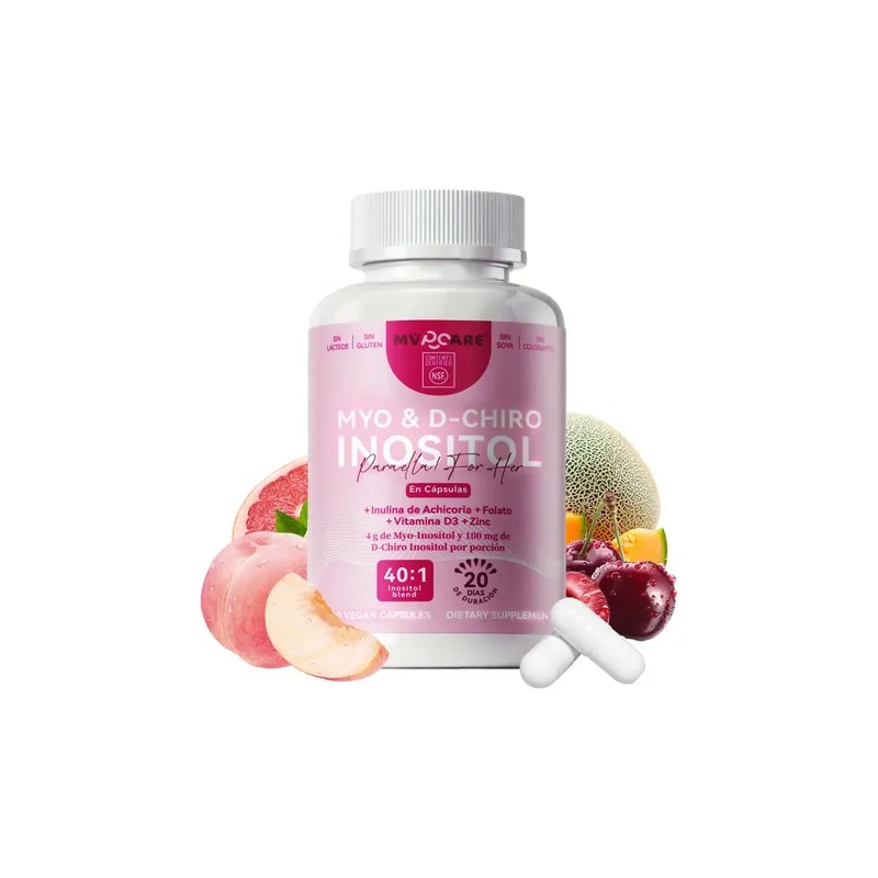 Myo Chiro Inositol Capsulas 120caps Sabor