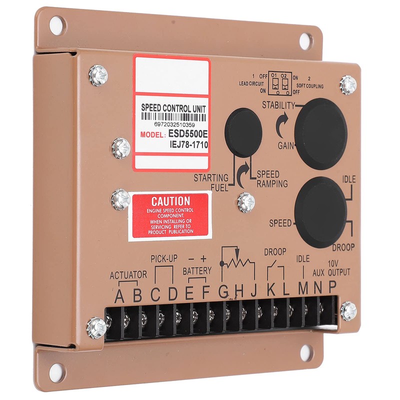 Generator Electronic Speed Regulator Module Control ESD5500e DC 12V/24V for