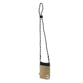Chums Bag Rope Shoulder Pouch Sweat Nylon, navy/beige