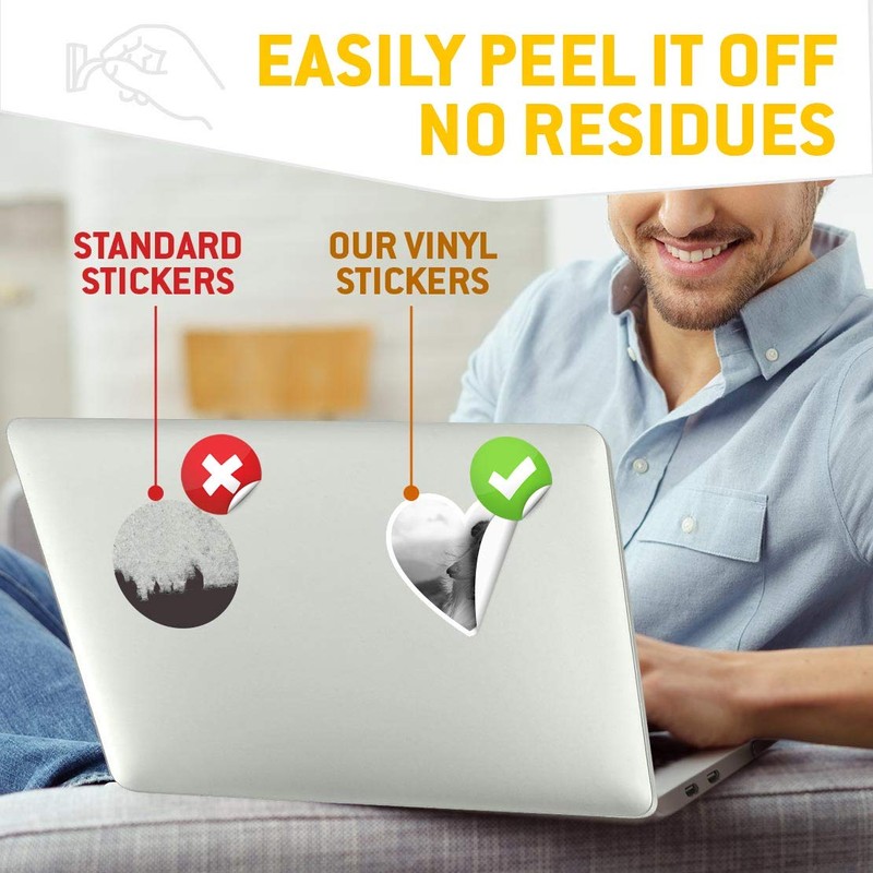 2 x 7.5cm Heart Stickers - Rough Collie Animals Pets