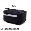 Portable Bike Trunk Bag Waterproof Bicycle Rack Rear 13L Rear