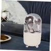 Ciieeo Elegant Makeup Brush Holder Cover Makeup Tools Organizer for