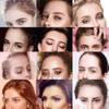 Yesallwas 4D Eyebrow Tattoo Sticker 22-Pairs False Eyebrows Long Lasting