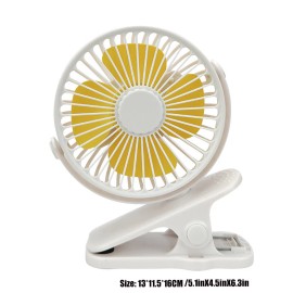 Unbranded Mini USB Desk Clip On Fan Small Air Circulator Portable Cooling Camping Stroller