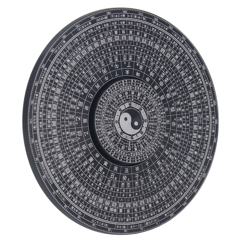 Metal Fingertip Rotation Toy Tai Ji Eight Trigram Compass Design