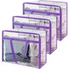 Volumoon Clear Clothes Storage Bag, 3 Pack Large Capacity Storage