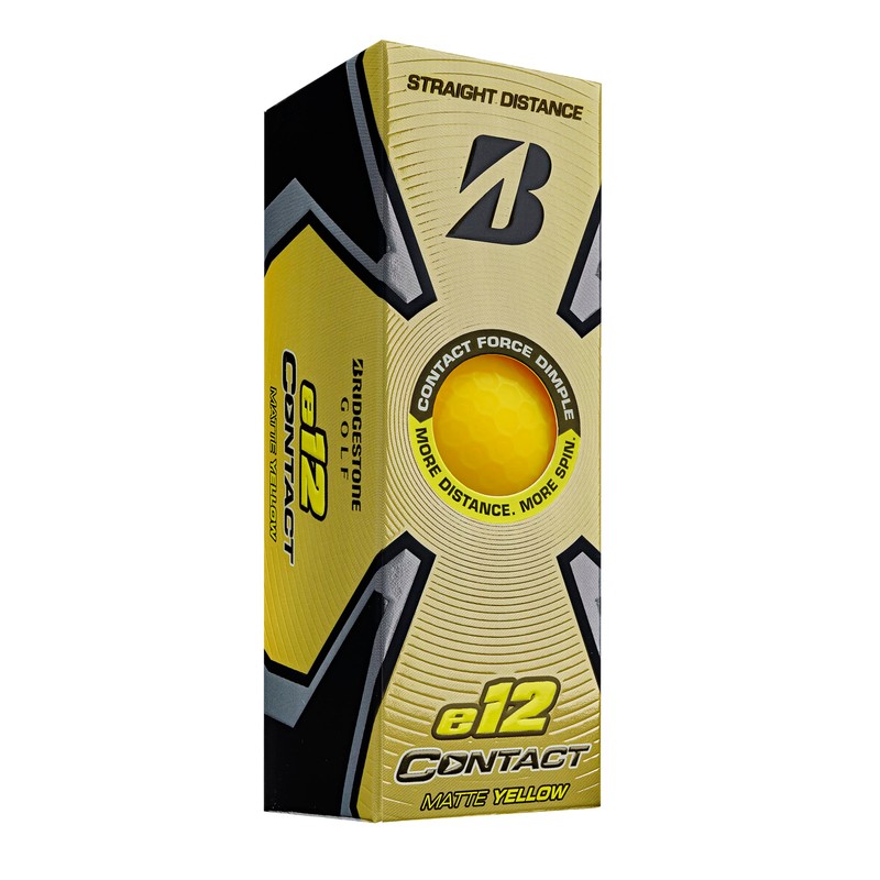 BRIDGESTONE GOLF 2023 e12 CONTACT Golf Balls, 1 Dozen (12