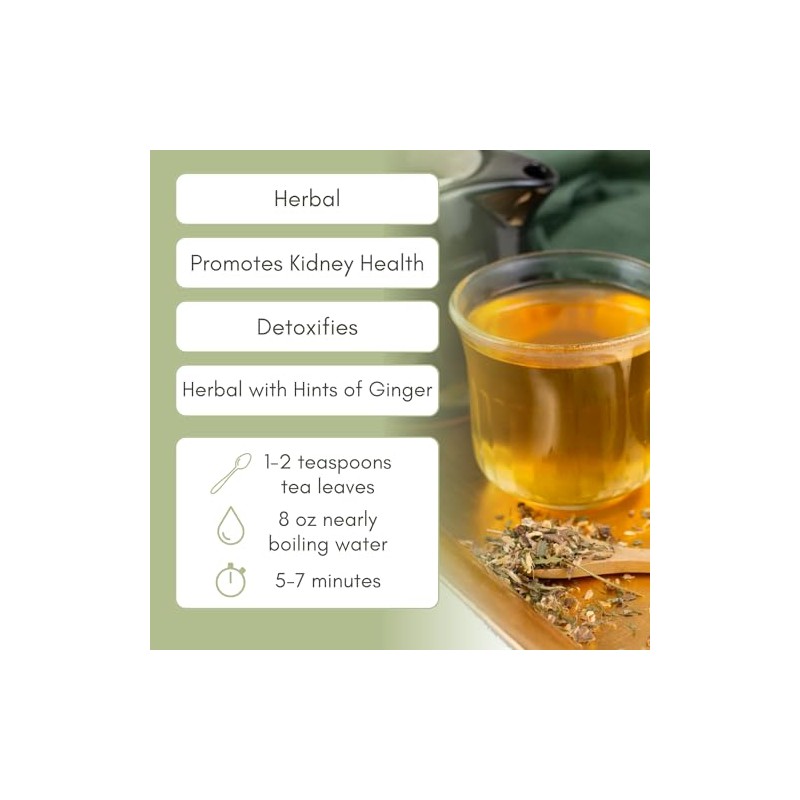 Organic Kidney Cleanse Herbal Tea - 2oz Bag (Approx. 30