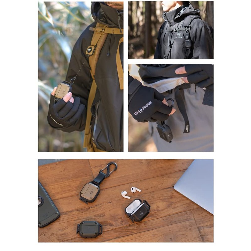 [ROOT CO.] GRAVITY Shock Resist Case Pro. (Compatible with AirPods