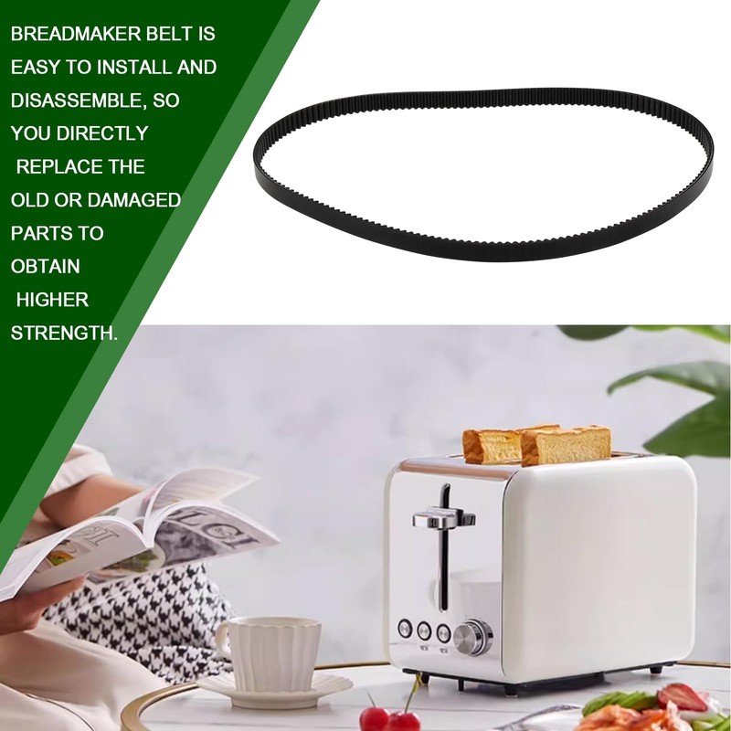 eMagTech 1PC Bread Maker Belt 537mm 179 Teeth 8mm Width