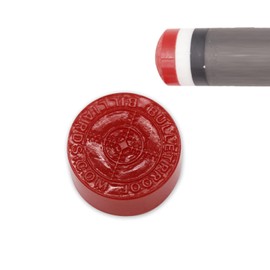 Bulletproof Recoil Pool Cue Tip, 100% Synthetic Polymer, Maintenance-Free, Lasts 10x Longer Than Leather, Never Flatten, Never Mushroom, Never Hardens, Vegan, 14mm Soft Med Hard (Medium, 14mm 1-Pack)