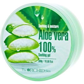 THE ORCHID SKIN SOOTHING & MOISTURE ALOE VERA 100 % SOOTHING GEL 10.58 oz _ aloe gel, aloe soothe, pure aloe, aloe vera moisturizing