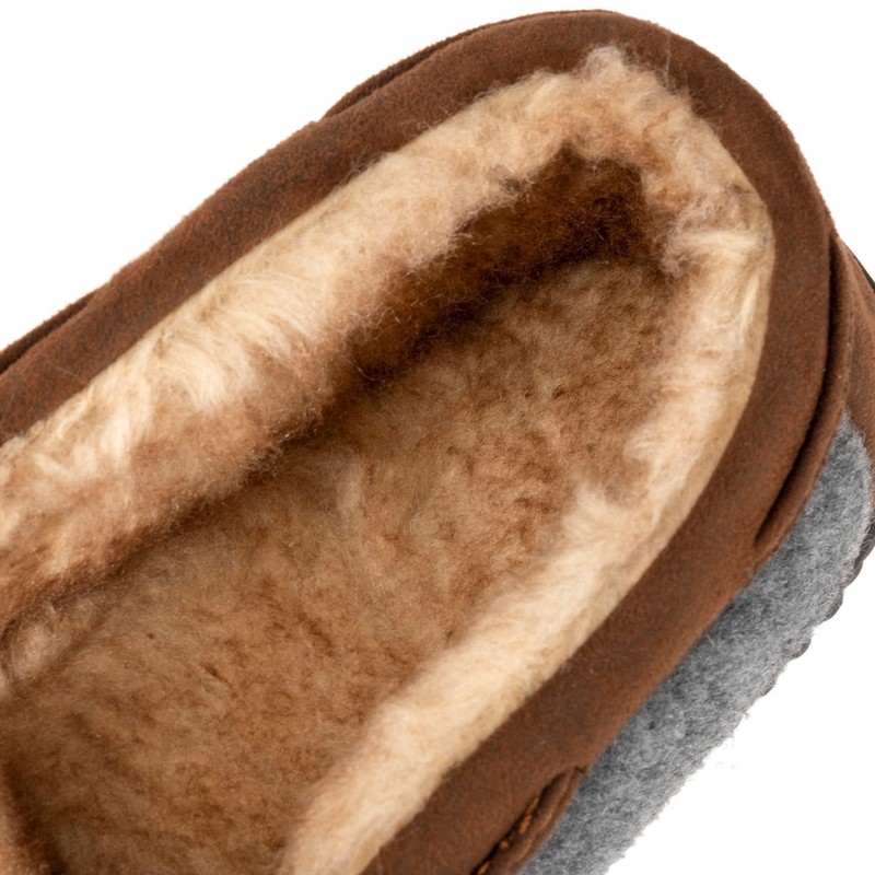 RockDove Men's Hearthfire Memory Foam Moc Slipper, Size 10 UK
