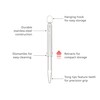 Joseph Joseph GrillOut Stainless Steel BBQ Tongs, Precision Grip, Retractable